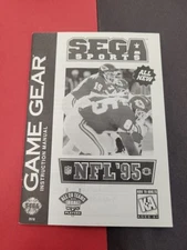 NFL 95 Sega Genesis Manual Booklet Insert ONLY