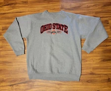XL Vintage J.America Ohio State Buckeyes Crewneck Sweatshirt Embroidered NICE