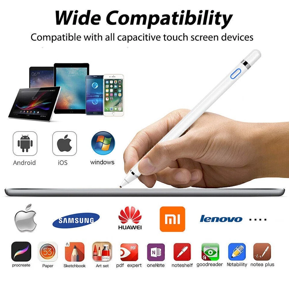 Stylus Pen Stift für Apple Pencil iPad Pro 9.7 10.5 12.9 Mini 1 2 3 4 Pro Air DE - Bild 3 von 4