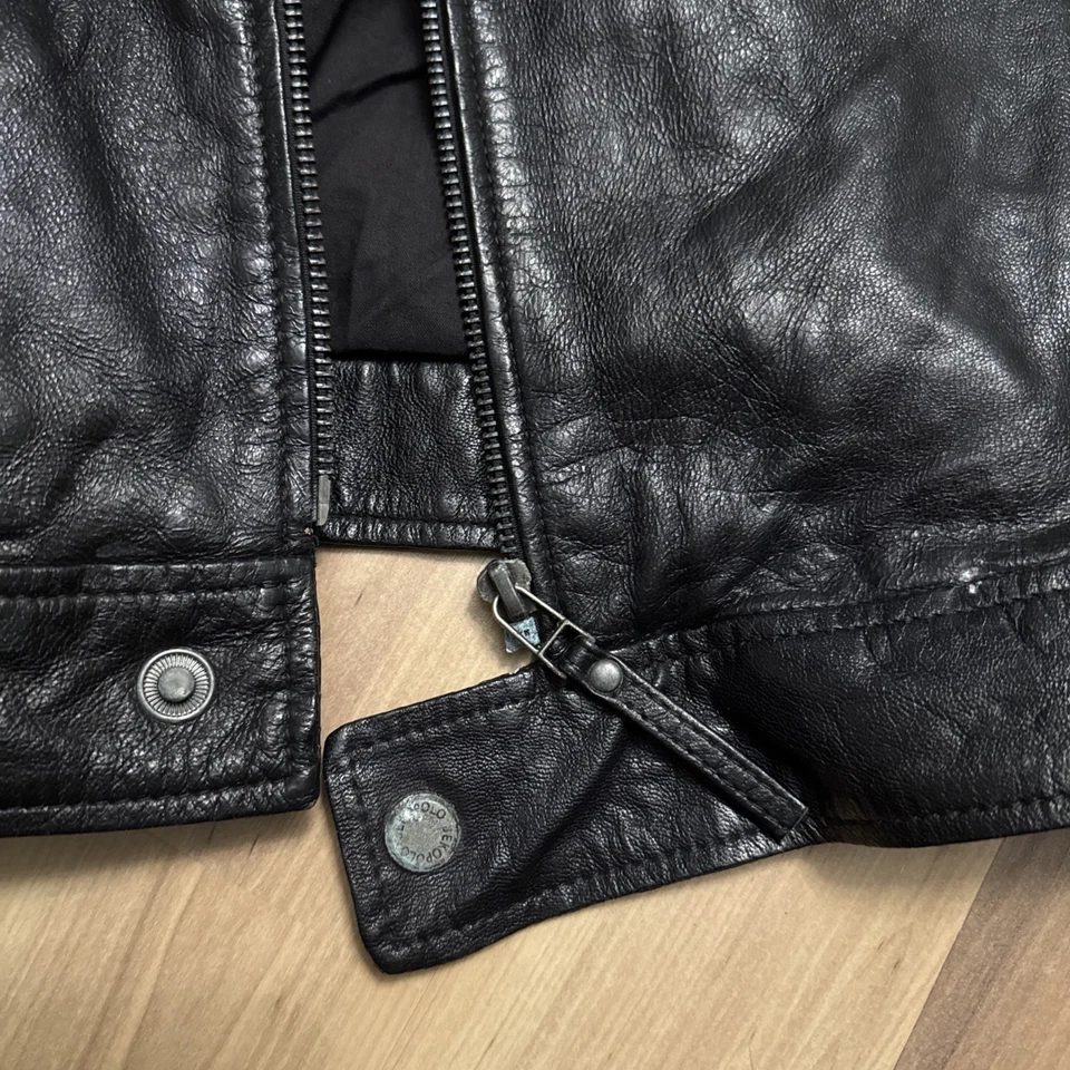 Lederjacke Jekopolo Gr XL Motorradjacke Vintagejacke Bikerjacke - Bild 2 von 4