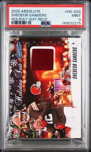 2025 Panini Absolute Shedeur Sanders Base (PSA 9)