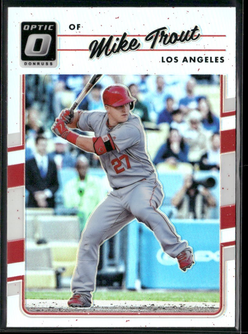 Mike Trout 2017 Donruss Optic Holo #107