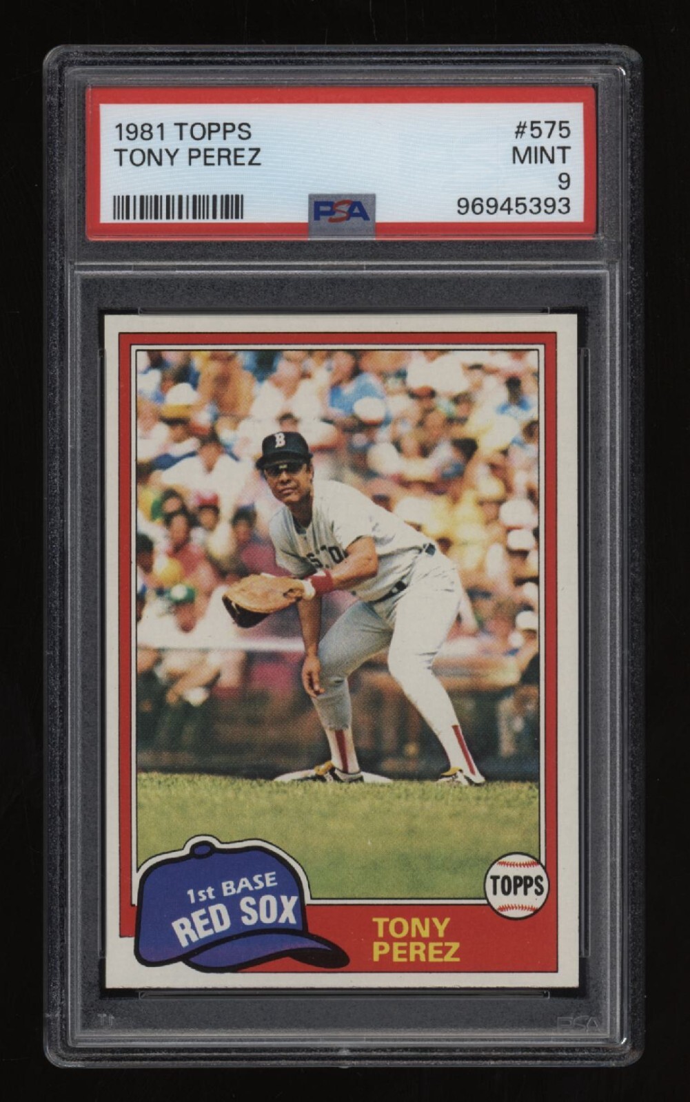 1981 Tony Perez PSA 9 Topps Baseball #575 *NICE* Invest NOW