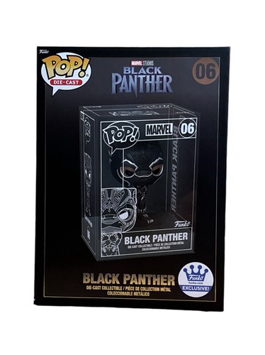 Black Panther Die-Cast Funko Pop Marvel Exclusive CHASE Chance Collectors Item - Picture 2 of 6