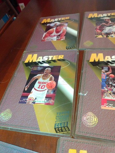 1994 Topps Stadium Club Master Foto Set 10 Houston Raketen NBA Basketball - Bild 6 von 10