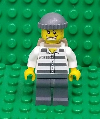 LEGO ®-Minifigur City Gefangener Häftling 50380 Goldzahn 3658 cty040 cty0040