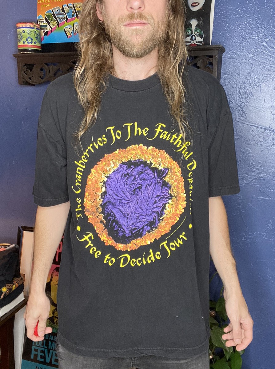 Vintage The Cranberries T Shirt 1996 Free To Decide Tour Mens XL