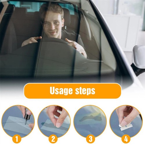 1 Set Automotive Glass Repair Kit Fluid Fix Car Windshield Resin Chip Crack Tool - Picture 14 of 22