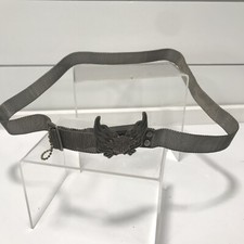 Vintage Harley Davidson Motorcycles Shield  Wings Metal Mesh Womens Belt 35"