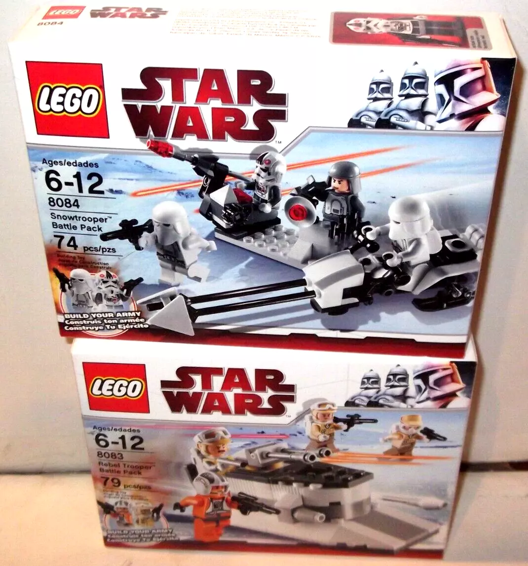 LOT STAR WARS (8084 8083) Snow rebel Trooper Battle Pack ✰ 2010 SEALED | eBay