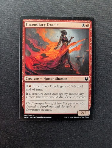 INCENDIARY ORACLE #140 MTG Theros: Beyond Death - 第 1/2 張圖片