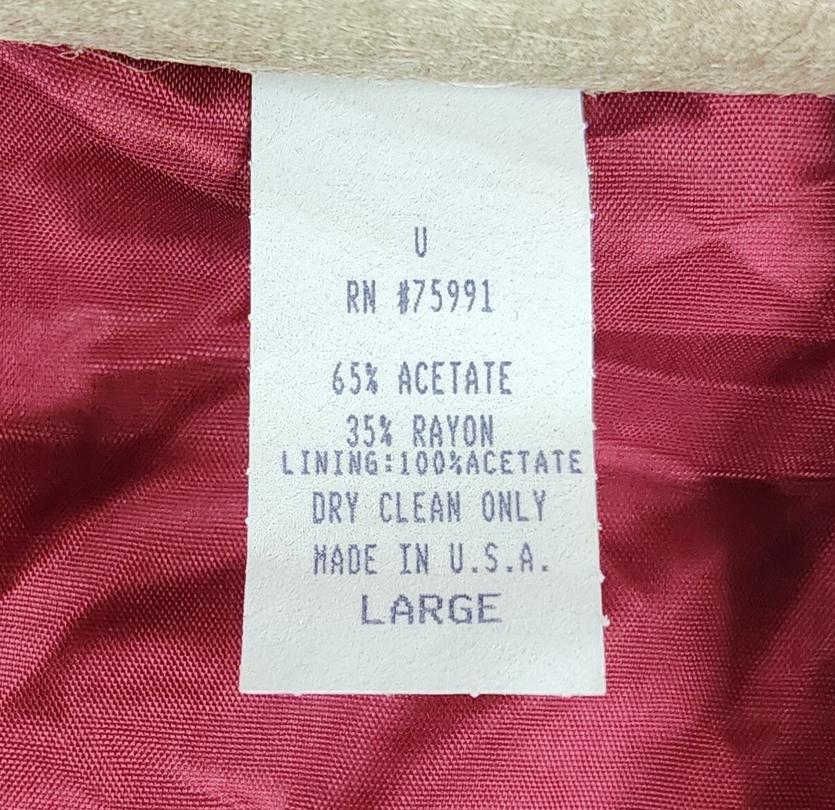 Giacca Pony Dipinta Donna Grande Stampa Stella Rossa Anni '90 Retro Vintage USA Blazer