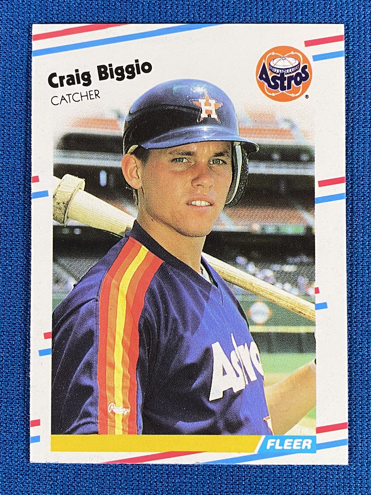 1988 Fleer Update Craig Biggio Rookie Baseball Card Houston Astros (Lt#63)