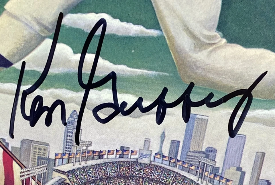 1980 MLB All-Star Game Program Autographed Signed By All-Star MVP Ken Griffey - Image 2 of 4