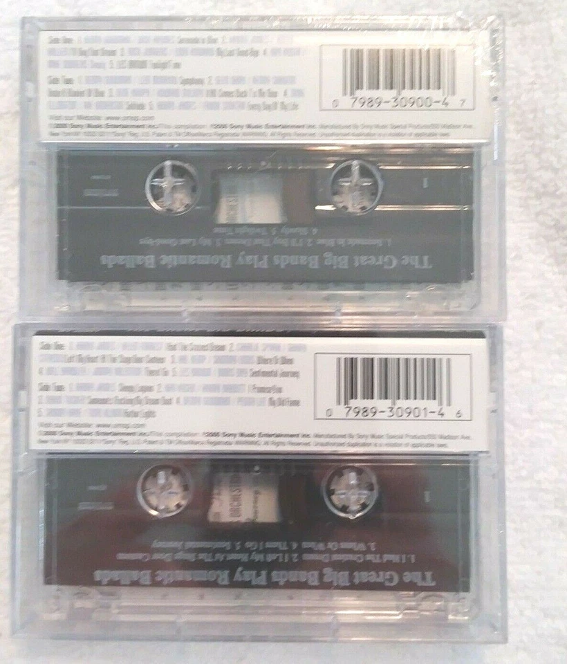 The Great Big Bands Romantic Ballads Cassette Tape Set Volume 1 And 2 From 2000 - Image 2 of 4