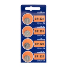 Murata CR1220 3V Lithium Coin Cell 4 Battery