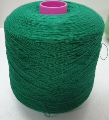 natur Wolle Garn Stricken & häkeln|Kone 100% baumwoll grün   700gr. Nm 28/2 bw52