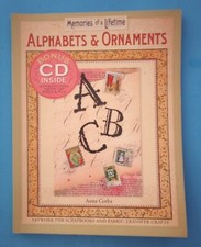 "Alphabets  Ornaments" Paperback Craft Scrapbook Ideas Artwork
