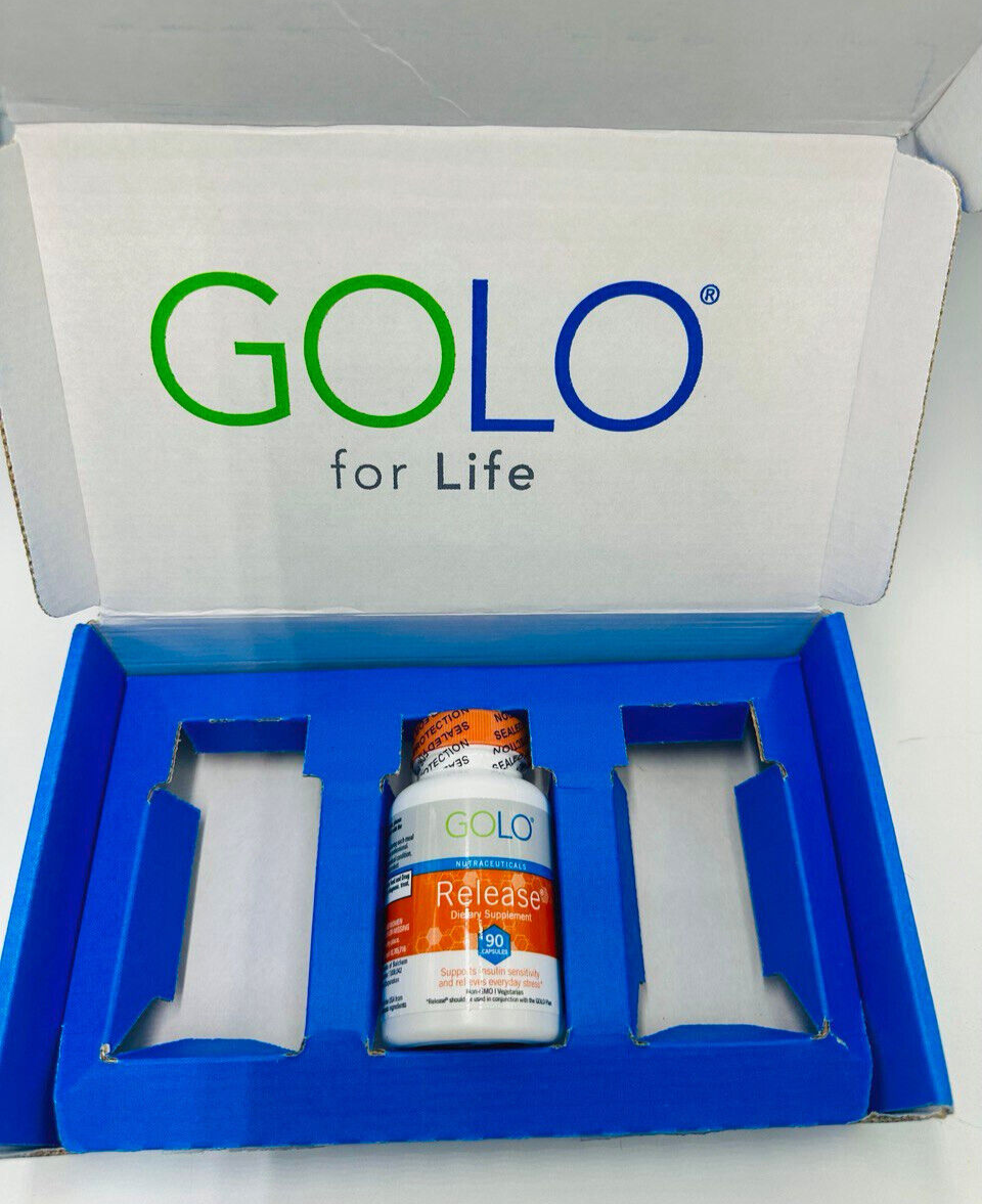 GOLO Release & GOLO GO Digest Supplement 90 Capsules +Weight Loss Guide