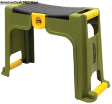 Garden Seat Kneeler Bench Tool Storage Knee Cushion Pad Lawn Yard Lock Handles