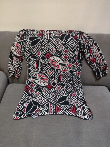 SUSHI FLOWER Girls' Multi Polyester 3/4 Sleeve Blouse, size L - Picture 6 of 8
