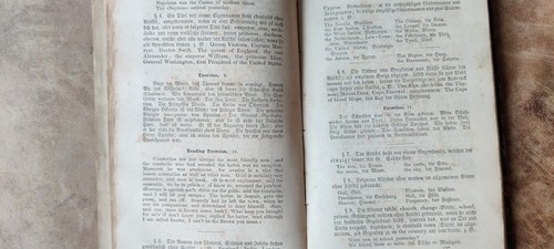 1883 Gaspey Englische Conversat-Grammatik zum Schul- und Privatunterricht First - Picture 11 of 16