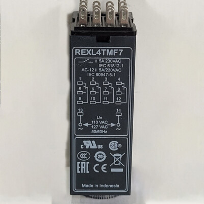 For REXL4TMF7 14-pin Time Relay 110V AC