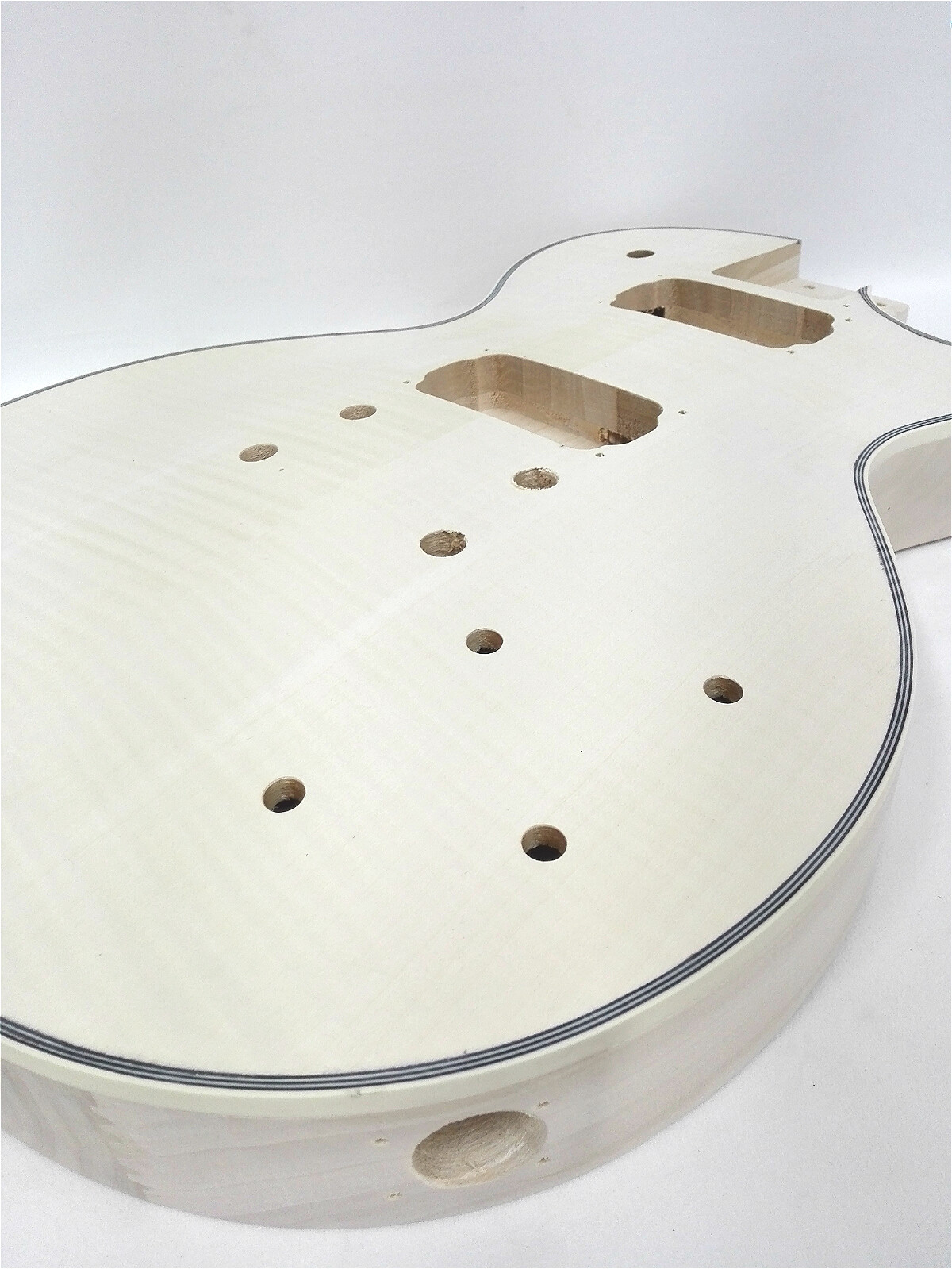 Totally NOSOLDERING Electric Guitar DIY Kit w/Flame Maple Veneer E