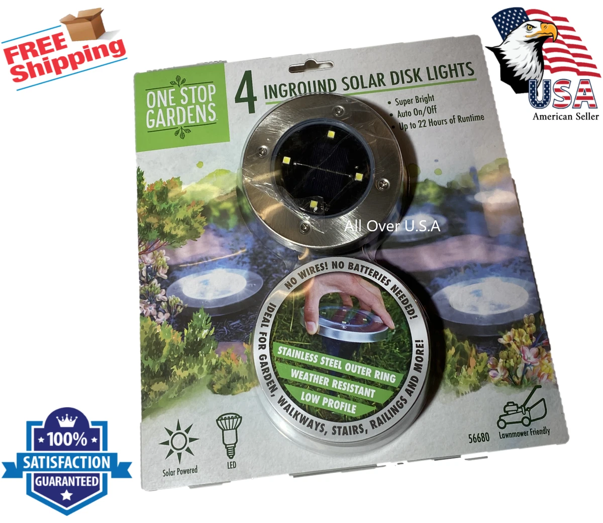 One stop gardens solar cheap lights