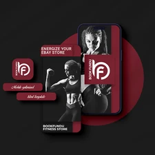 eBay Store Design & Listing Template for Athletes | Sports Equipment & Gym Gear