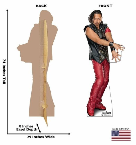 SHINSUKE NAKAMURA Life-Size Cardboard Cutout Standee Poster - WWE - Imagen 2 de 3