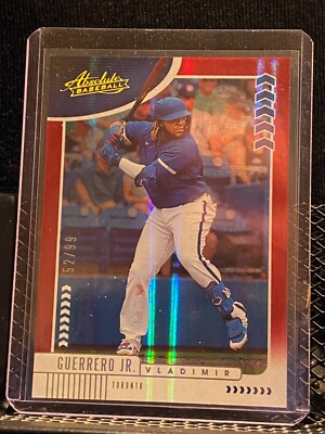 Vladimir Guerrero Jr.  2020 Absolute  Red #52/99 #78 Blue Jays
