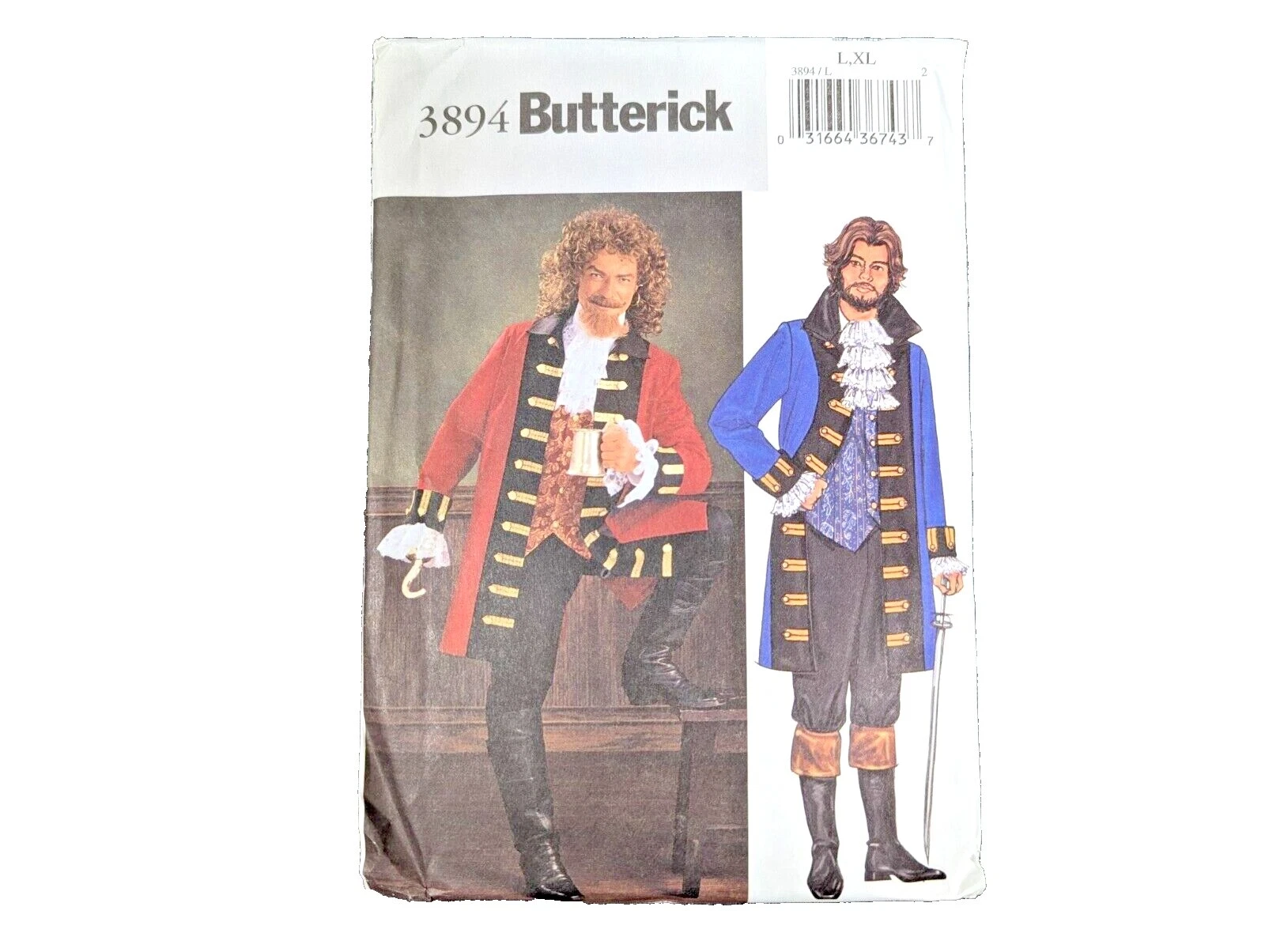 Butterick Men's Coat/Jacket Sewing Patterns