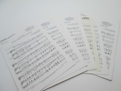 O For a Closer Walk with God Anthony Baldwin William Cowper SATB lot of 19