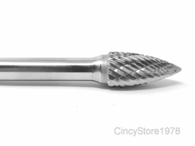 HELONGCO SL3L6 Tungsten Carbide Burr – Cylinder Head Porting Tool, Made In USA