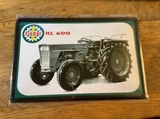 Blechschild gew&ouml;lbt Schild 20x30 Kramer K KL 600 Schlepper Traktor KB