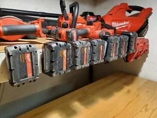 Milwaukee M18 Battery Wall Mount Holder,  Storage, Organizer, Work Shop, 6 Pack