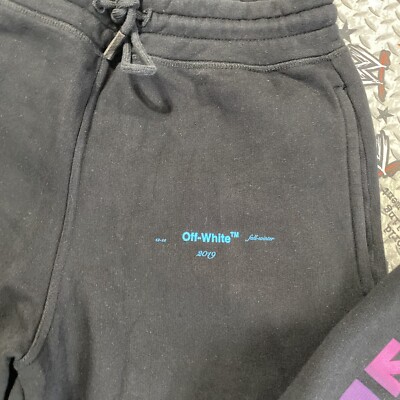 Off-White Logo Detail Sweatpants 2013 Men's L Virgil Abloh 2019