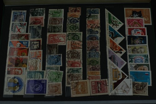Worldwide stamps collections lots album Vintage Rare Classic Antique Genuine - Picture 16 of 17