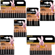 Duracell Original AA AAA Batteries Alkaline Power LR03, LR6 Long Lasting Expiry