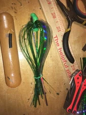 High Percentage Magnum Big Eyes Salmon Trolling Flies Pack Of 2/ 6” Unrigged