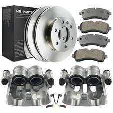 Bremss&auml;ttel + Bremsscheiben + Bremsbel&auml;ge f&uuml;r Mercedes-Benz Sprinter VW Crafter