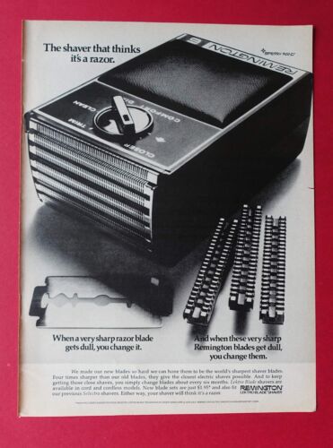 1970 Remington Lektro Blade Shaver AD - Picture 1 of 1