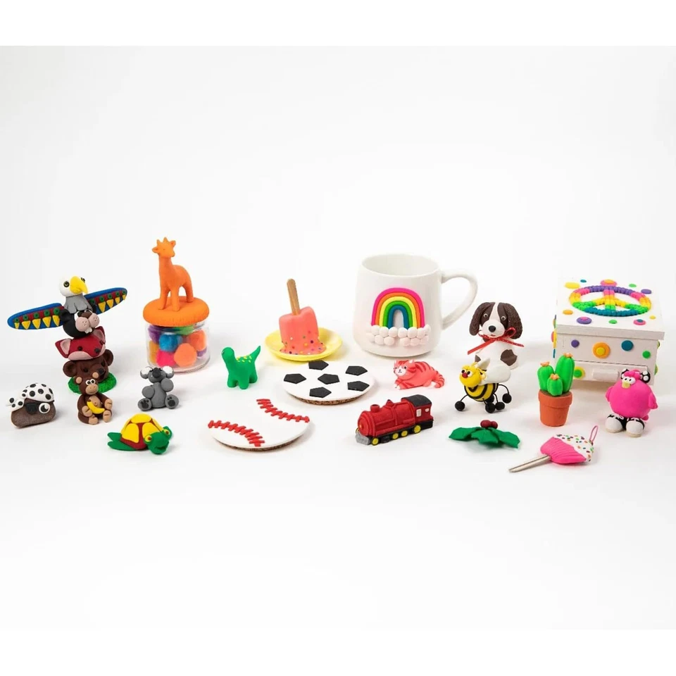 Sculpey III 10 Pack Non Toxic Polymer Oven Bake Clay Classic Colors for Crafts - Image 4 of 4