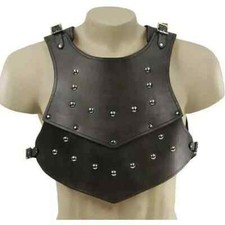 Medieval Gladiator Leather Cuirass Chest Armor Viking Costume Vest Larp Outfit