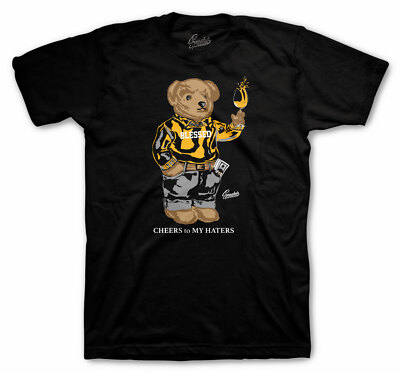 Sneaker Tee Match Jordan 1 Pollen Shoes - Cheers Bear Shirt