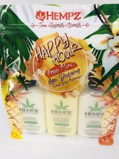 HEMPZ Gift Set 3 Body Lotions Happy Hour Age Defying Herbal Moisturizers 2.25 oz