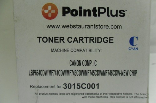 Point Plus Brand Canon 055 Cyan Toner Cartridge (3015C001) - Picture 2 of 9