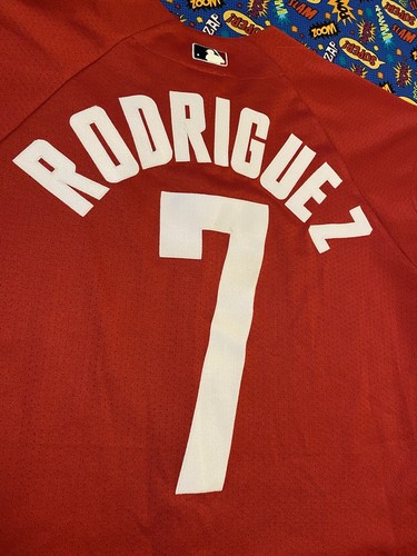 Rare Vintage Majestic 2000 MLB All Star Texas Rangers Ivan Rodriguez Jersey - Picture 7 of 11