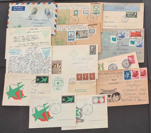 w899) Esperanto 374x collection covers + cards cancellations on 23 photos - Picture 6 of 23